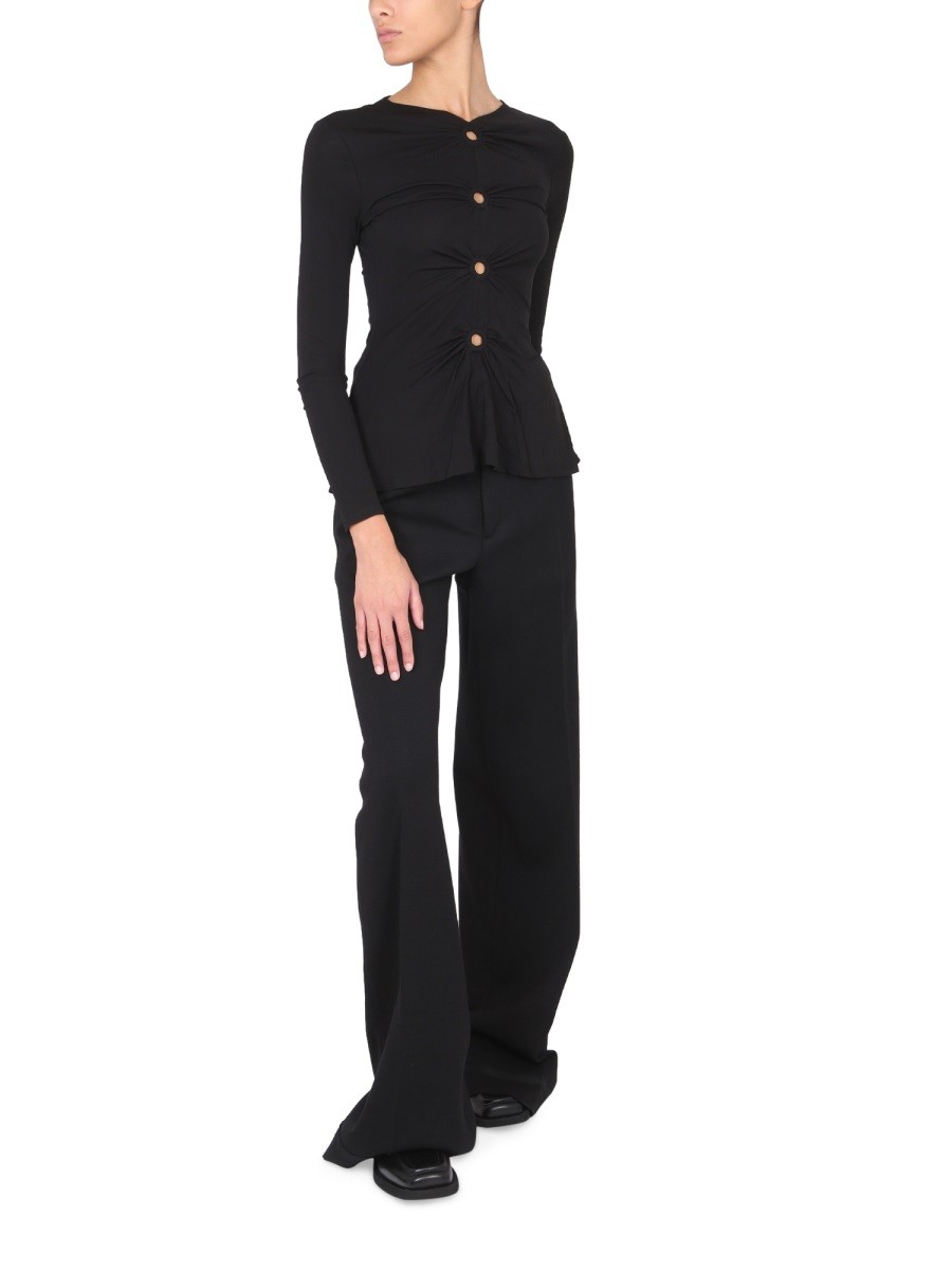 PROENZA SCHOULER WHITE LABEL - MATTE CREPE TOP - Image 2