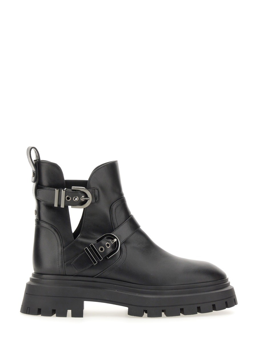 Stuart Weitzman MAVERICK BEDFORD MOTORCYCLE BOOT