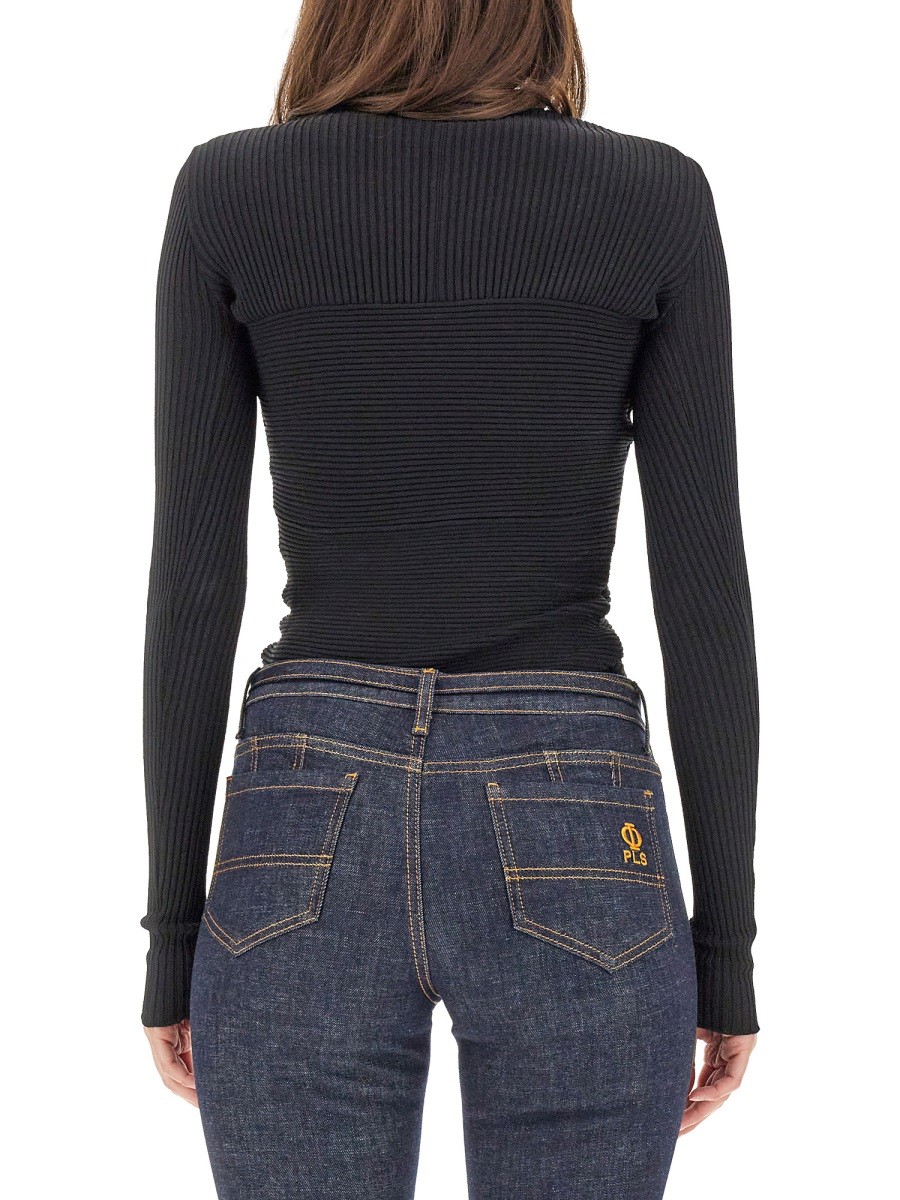 Philosophy Di Lorenzo Serafini - MESH WITH CUT-OUT DETAILS - Image 3