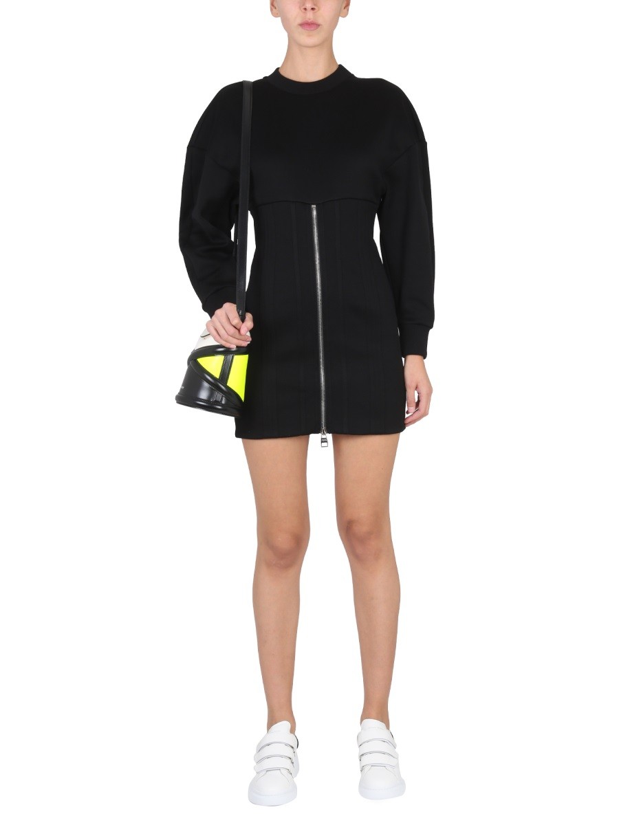 Alexander Mcqueen - MINI DRESS WITH COCOON SLEEVES - Image 2
