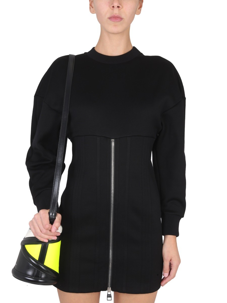 Alexander Mcqueen - MINI DRESS WITH COCOON SLEEVES - Image 4