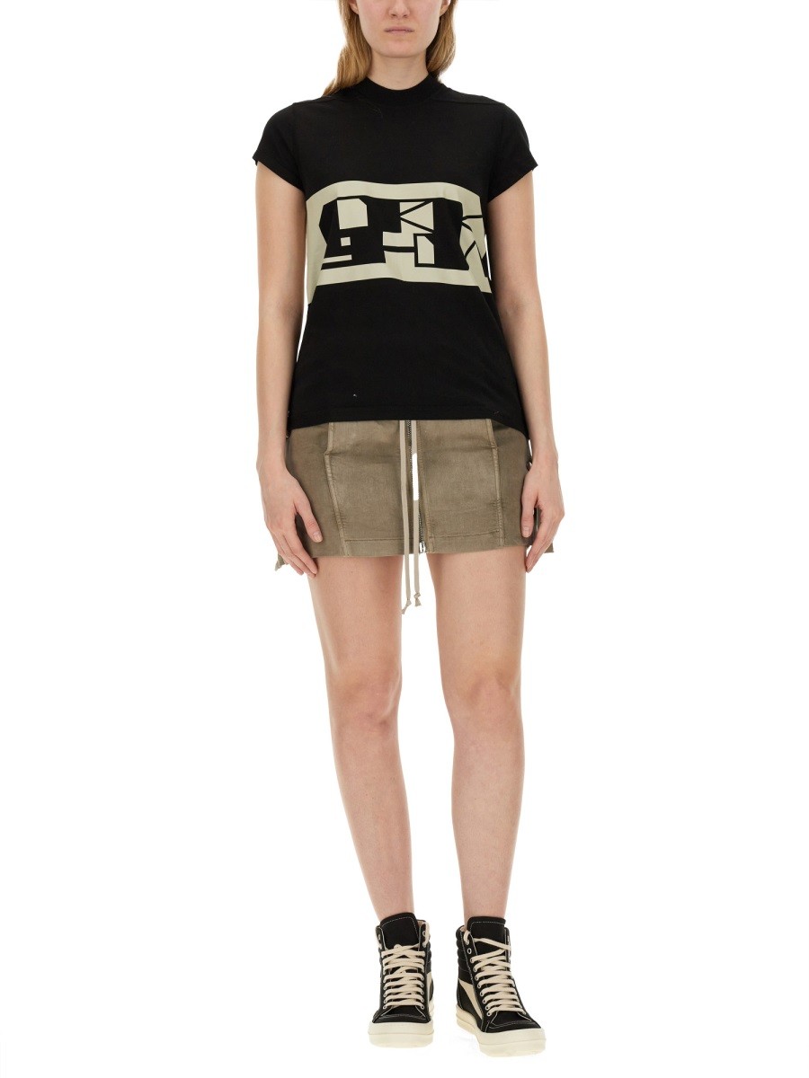 RICK OWENS DRKSHDW - MINI LIDO SKIRT - Image 2