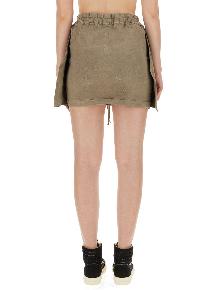 RICK OWENS DRKSHDW - MINI LIDO SKIRT - Image 3