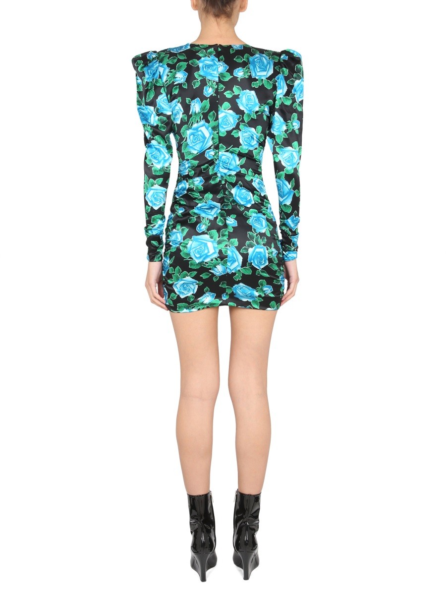 ALESSANDRA RICH - MINI SATIN DRESS - Image 3