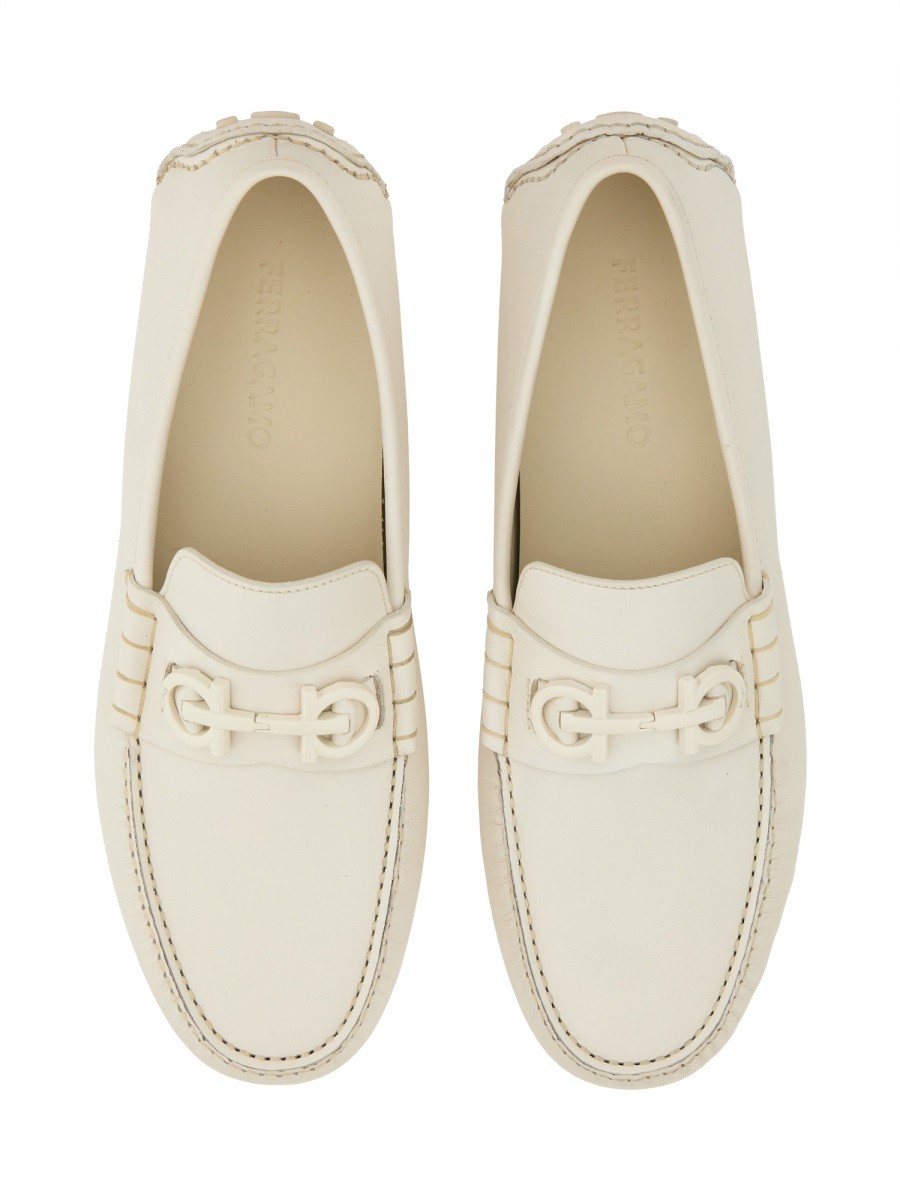 Ferragamo - MOCCASIN WITH GANCINI ORNAMENT - Image 5