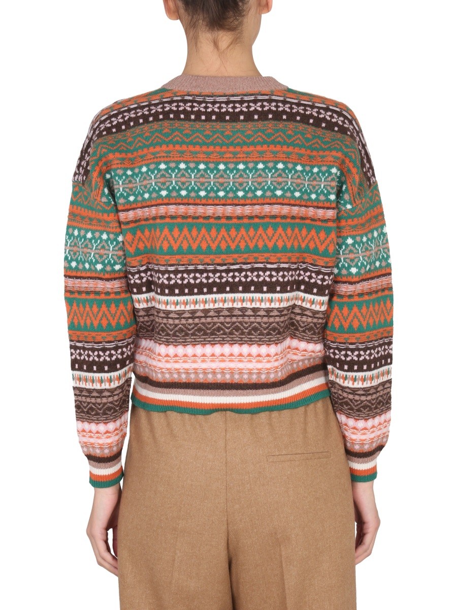 Ballantyne - MULTICOLOR CREWNECK SWEATER - Image 3