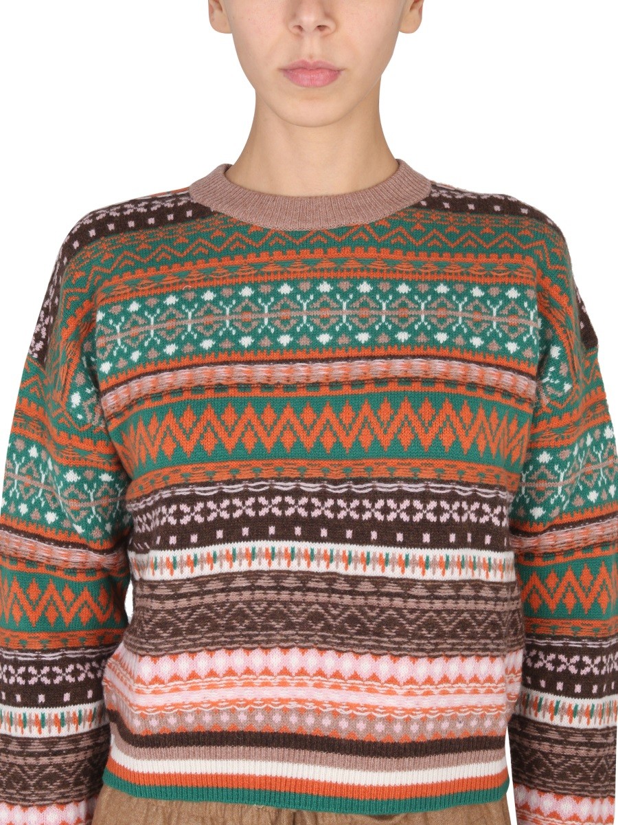 Ballantyne - MULTICOLOR CREWNECK SWEATER - Image 4