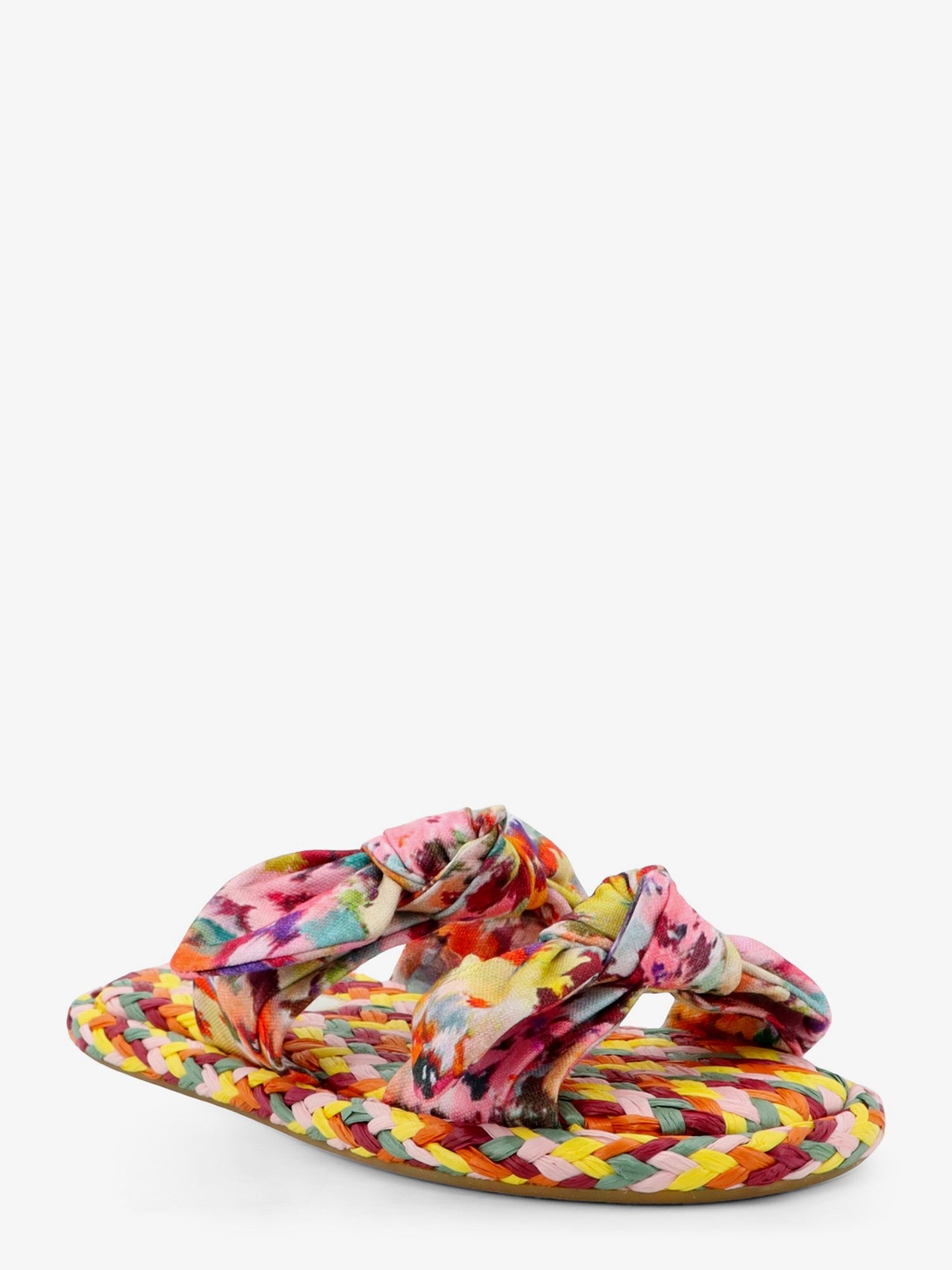 Multicolored raffia Carousel sandals - Image 2