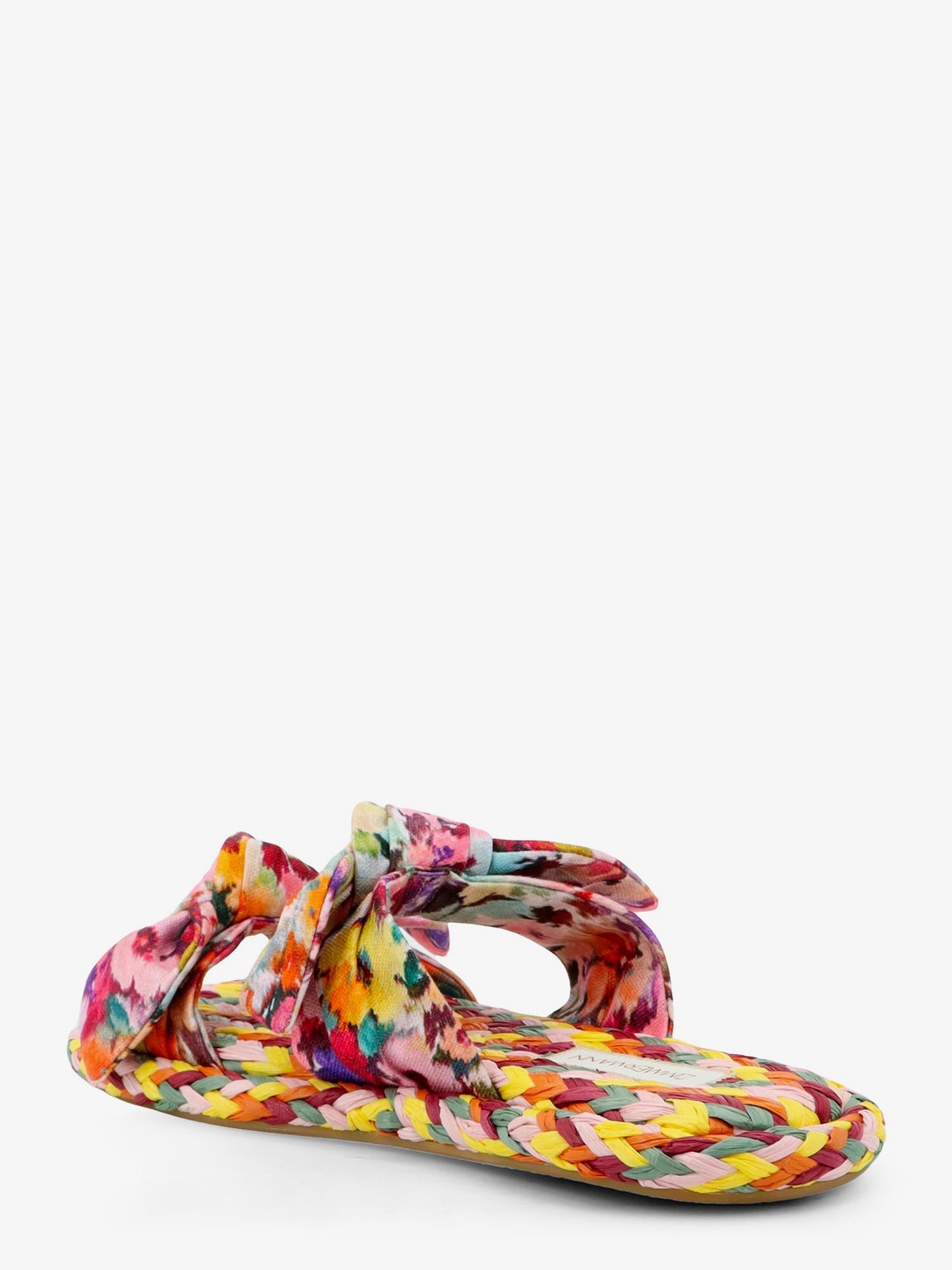 Multicolored raffia Carousel sandals - Image 3