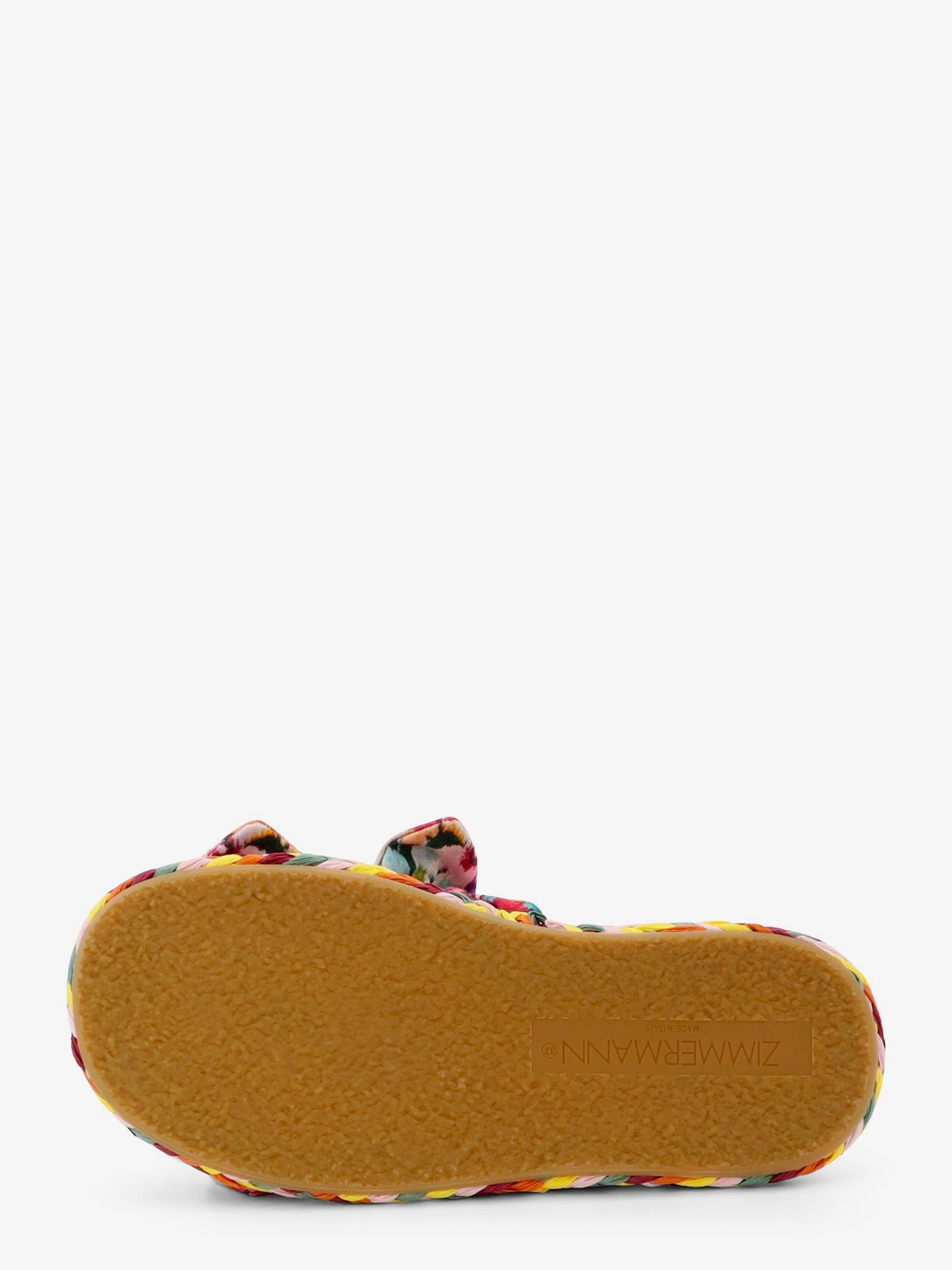 Multicolored raffia Carousel sandals - Image 4