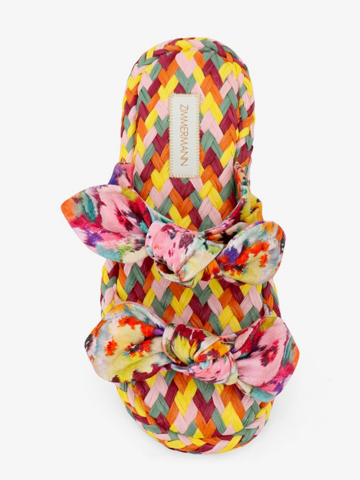 Multicolored raffia Carousel sandals - Image 5