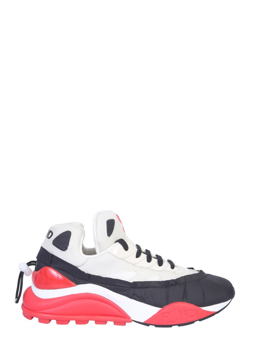 FORWARD NYLON AND MESH SNEAKERS