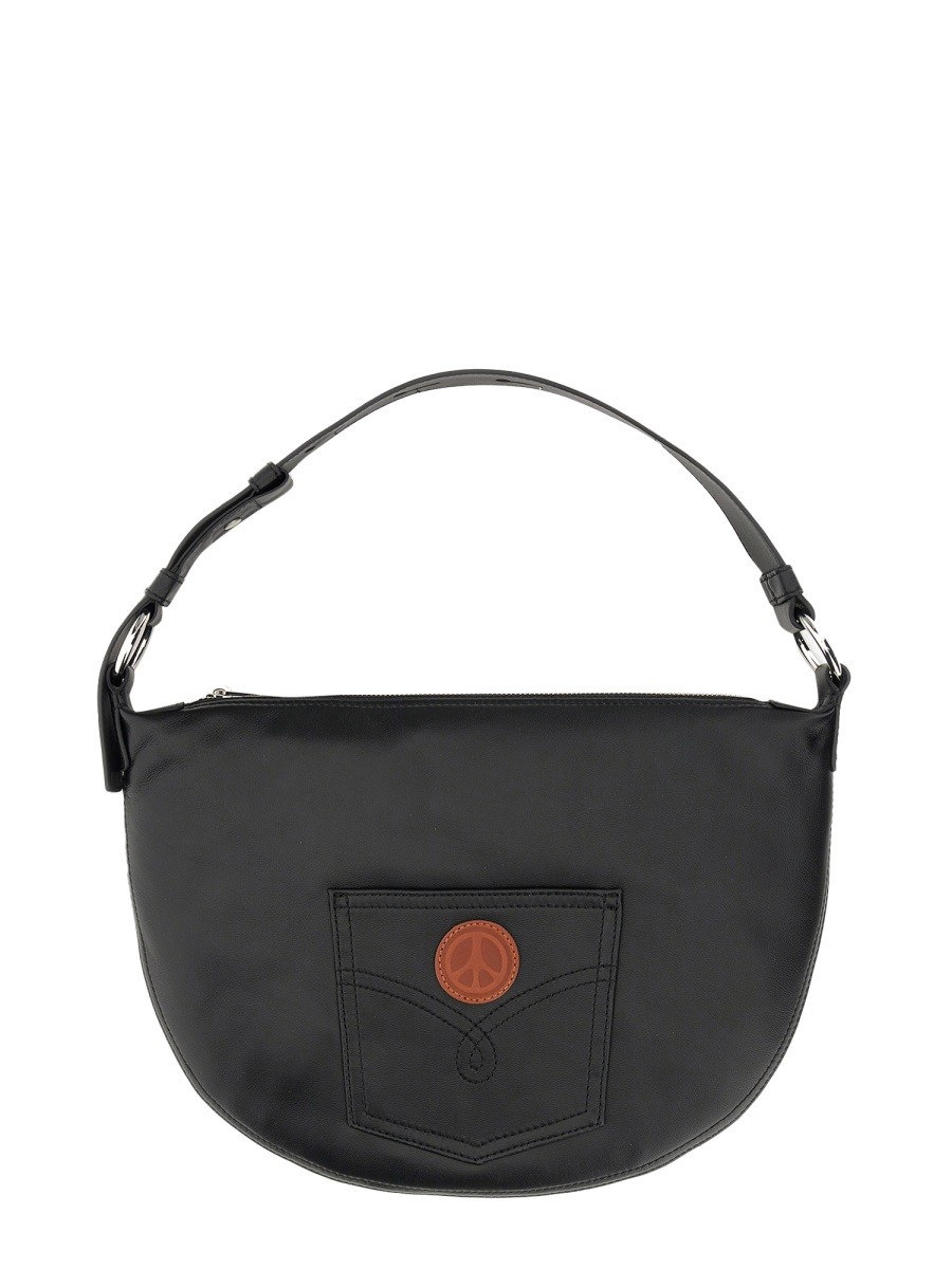 MOSCHINO JEANS NYLON BAG.