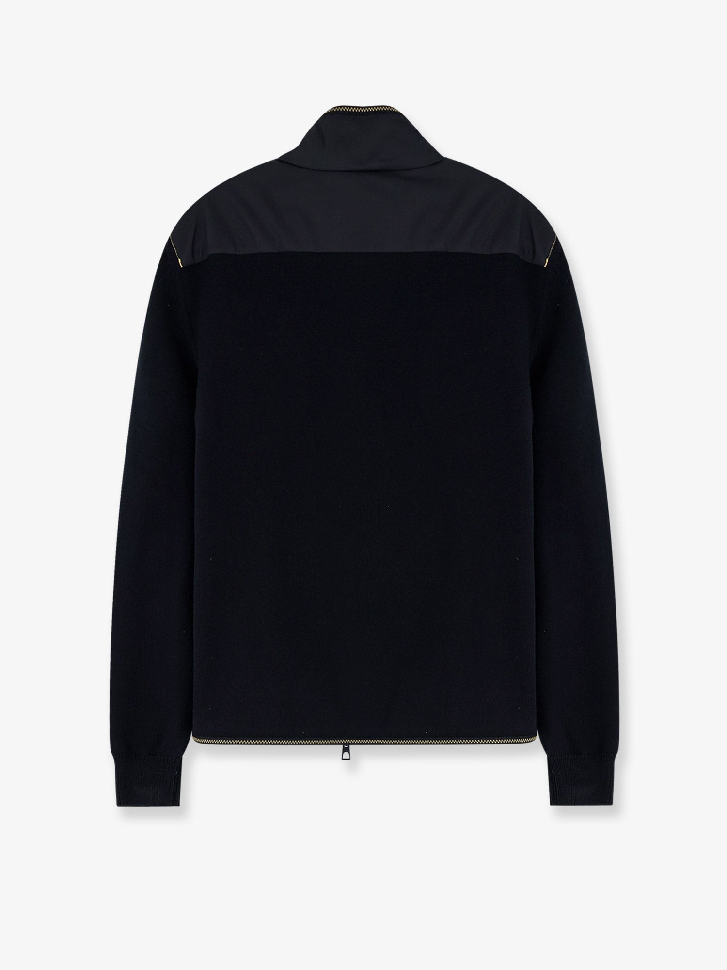 Nylon jacket with cotton inserts - Image 2