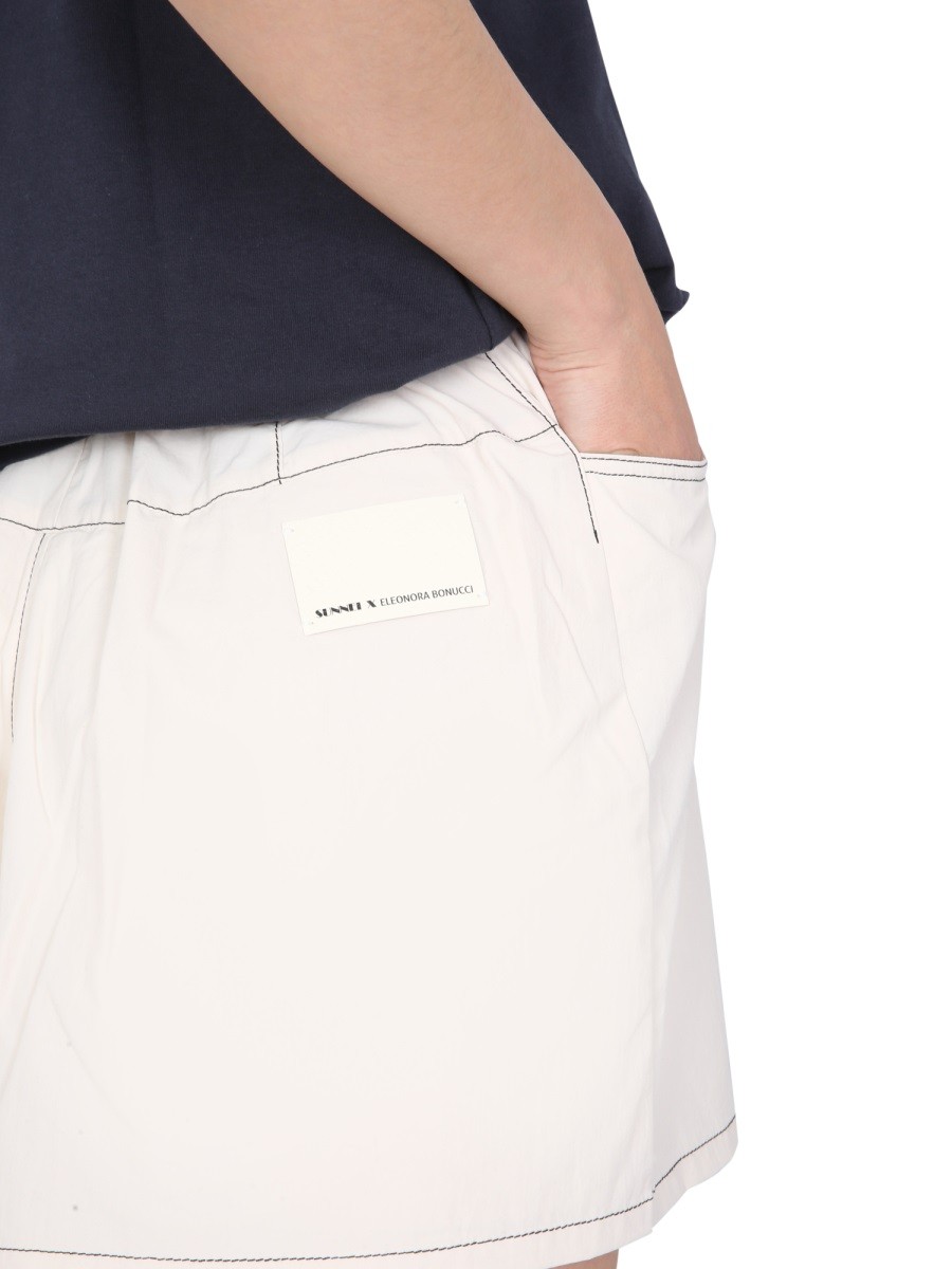 SUNNEI X ELEONORA BONUCCI - NYLON SHORTS - Image 5