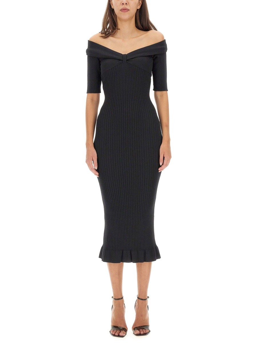 Philosophy Di Lorenzo Serafini OFF-THE-SHOULDER DRESS