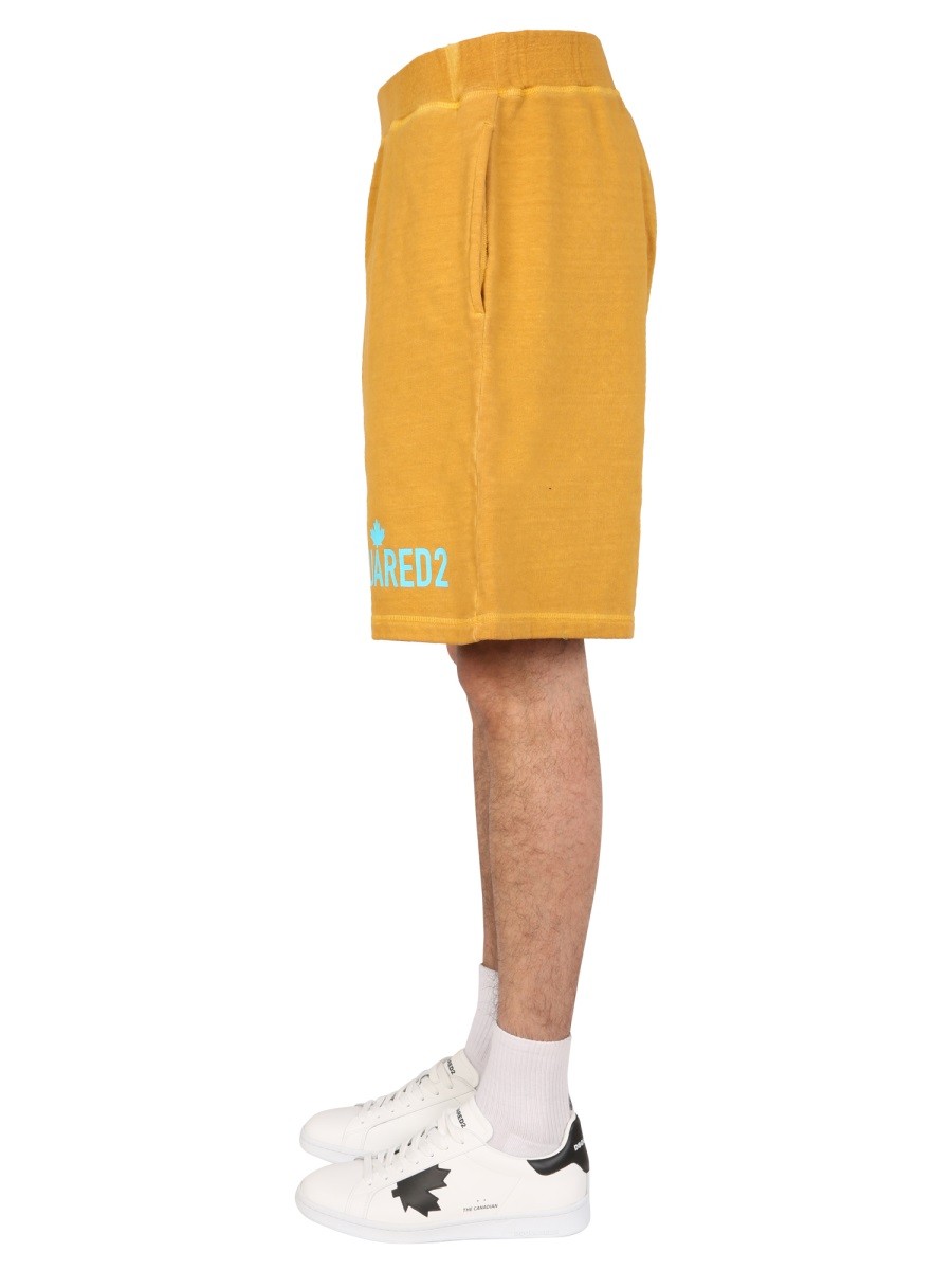 Dsquared - "ONE LIFE ONE PLANET" BERMUDA SHORTS - Image 3