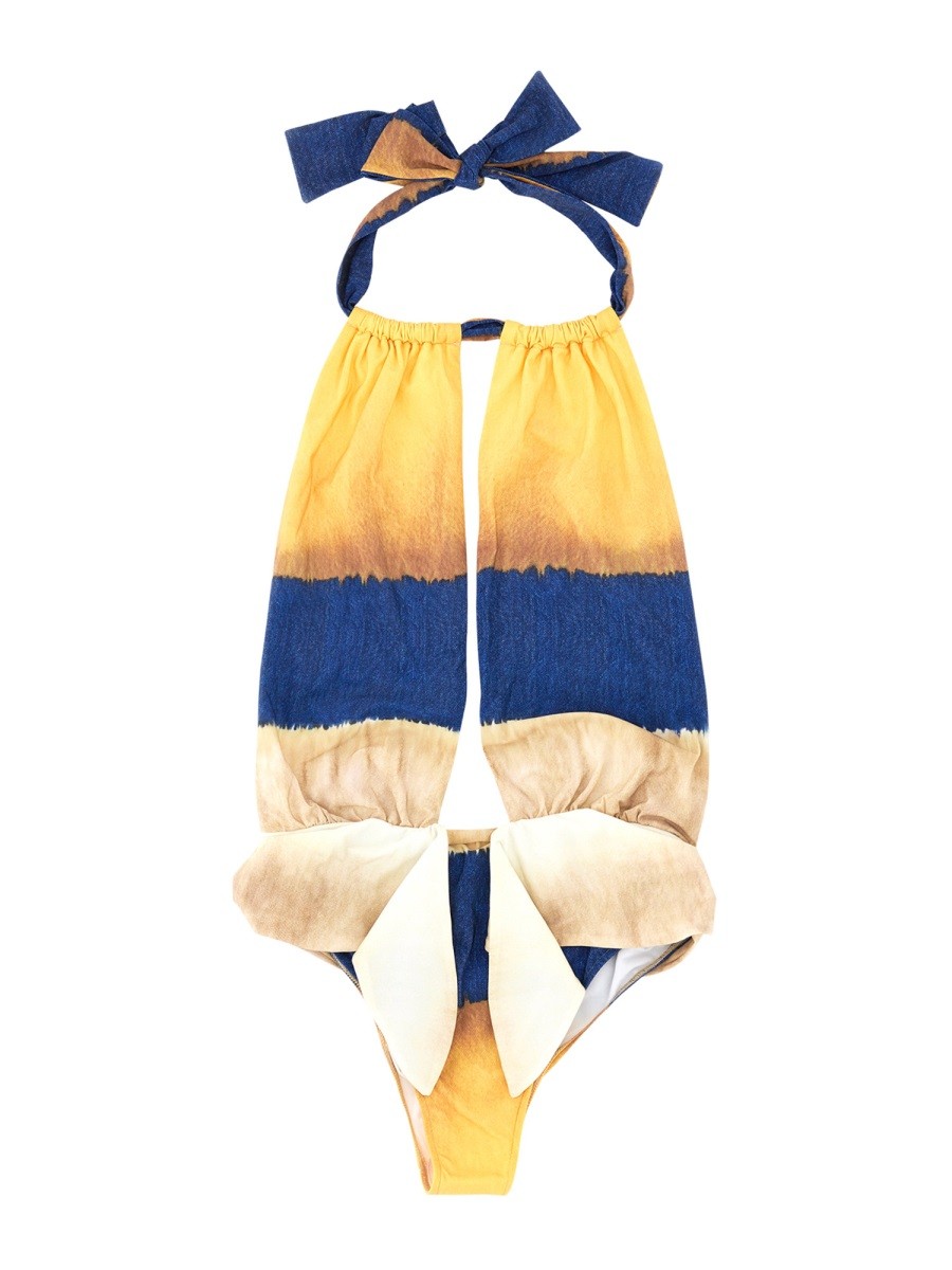 alberta ferretti - ONE PIECE SWIMSUIT WITH TIE DYE PRINT - Image 6