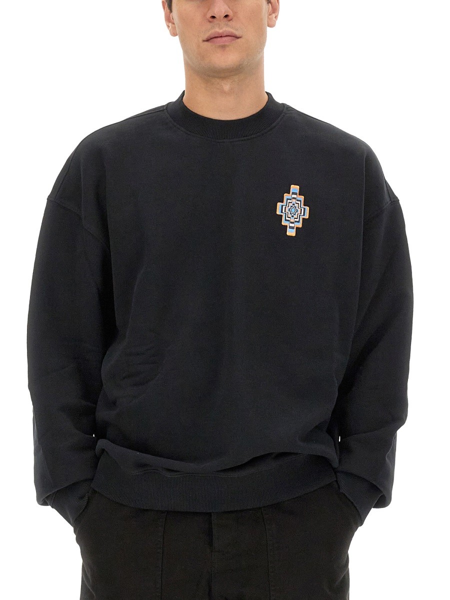 MARCELO BURLON COUNTY OF MILAN - OPTICAL CROSS SWEATSHIRT - Image 4