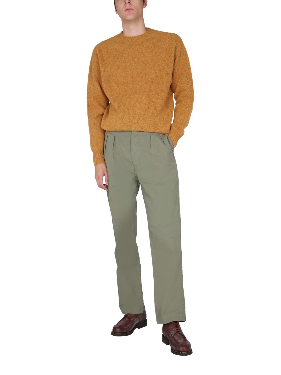 NIGEL CABOURN OVERSIZE FIT TROUSERS - Image 2