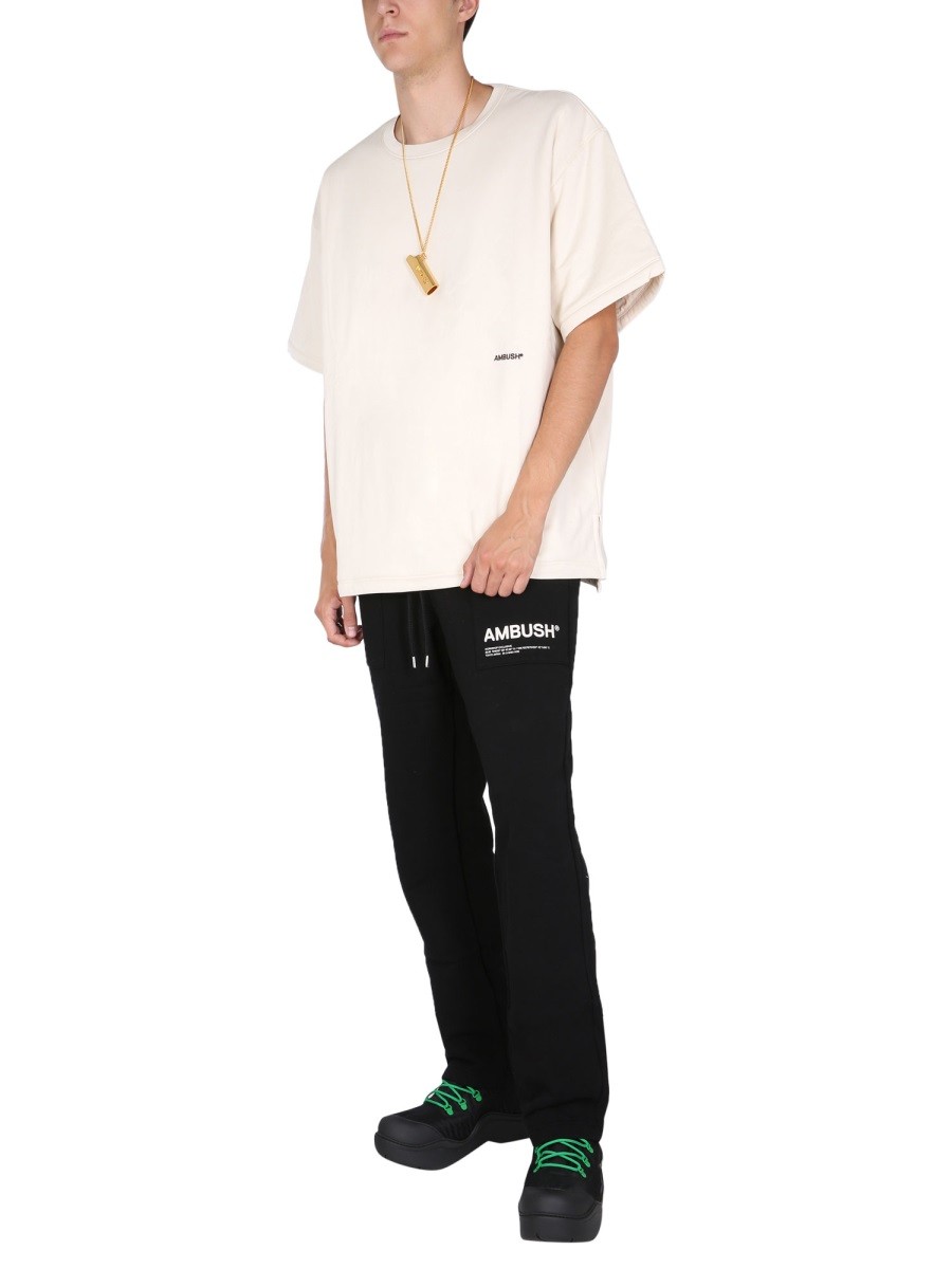 AMBUSH PADDED T-SHIRT WITH EMBROIDERED LOGO - Image 2