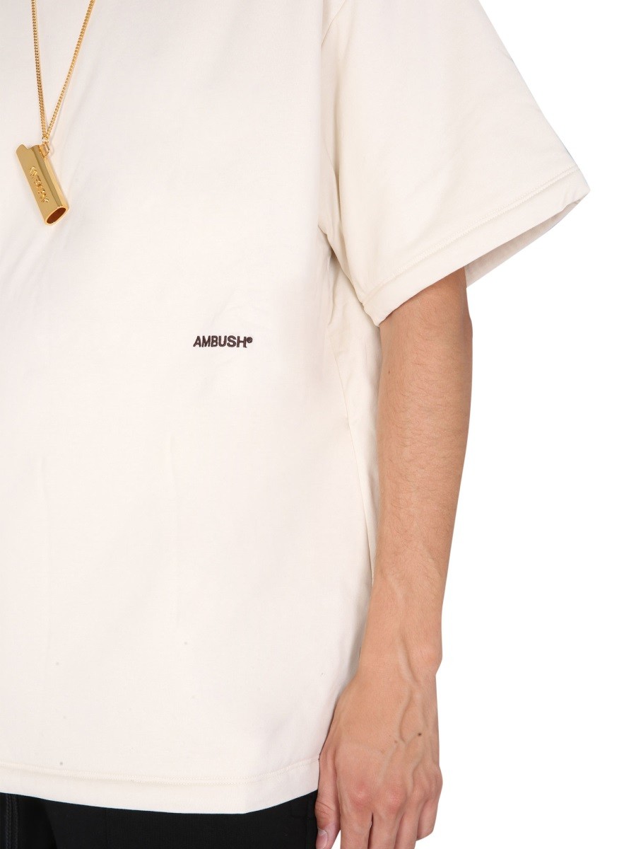 AMBUSH PADDED T-SHIRT WITH EMBROIDERED LOGO - Image 3