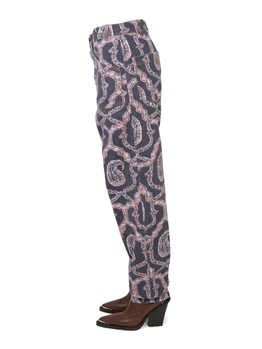 Etro - PAISLEY DENIM PANTS - Image 3