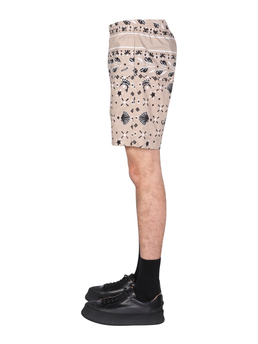 msgm - PAISLEY PATTERN BERMUDA - Image 3