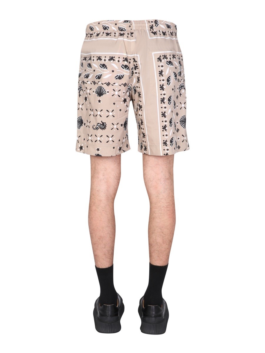 msgm - PAISLEY PATTERN BERMUDA - Image 4