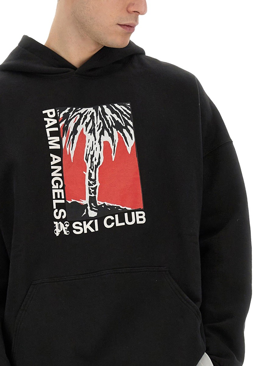 Palm Angels - PALM SKI CLUB PRINT SWEATSHIRT - Image 4