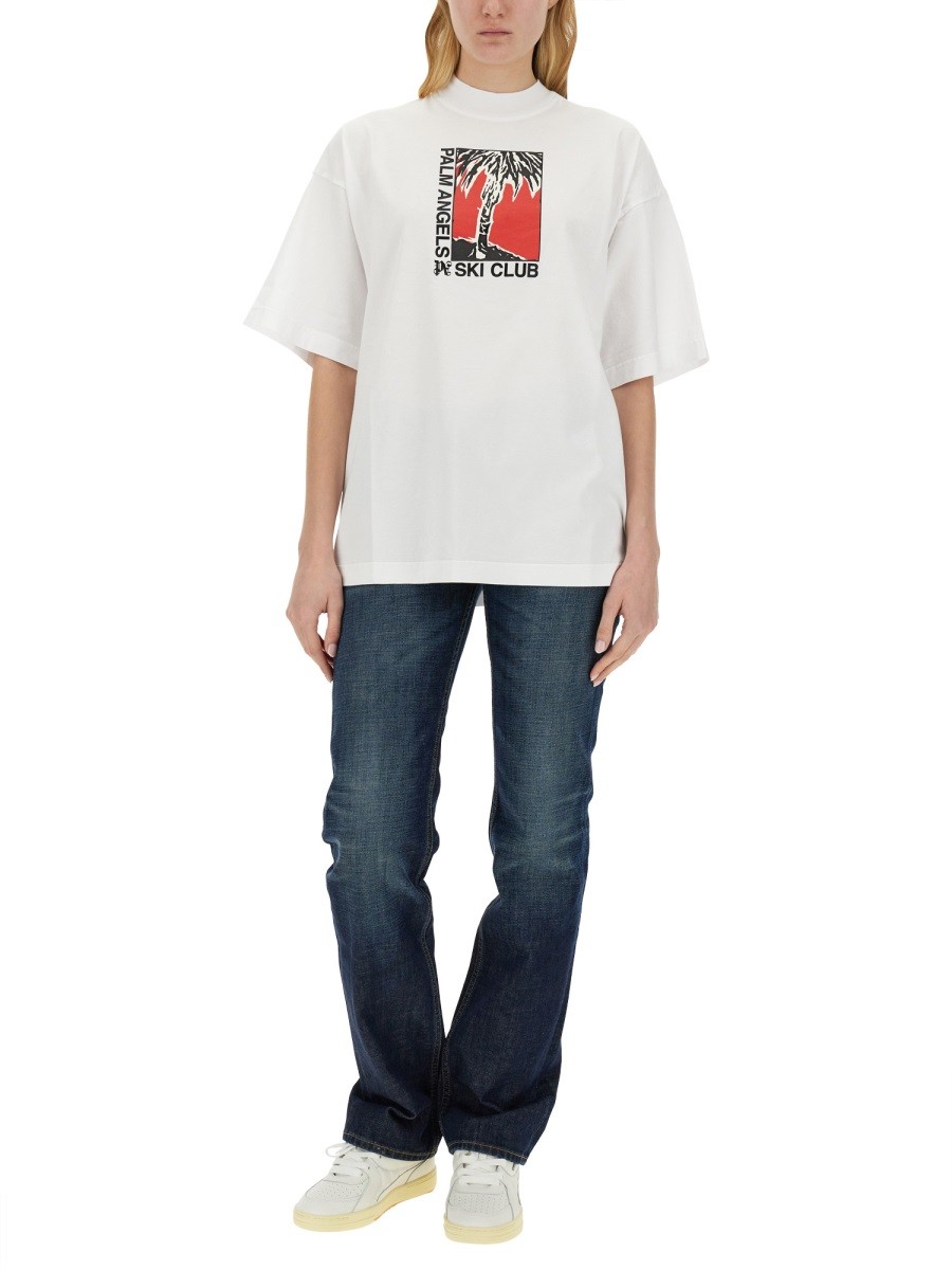Palm Angels - PALM SKI CLUB T-SHIRT - Image 2