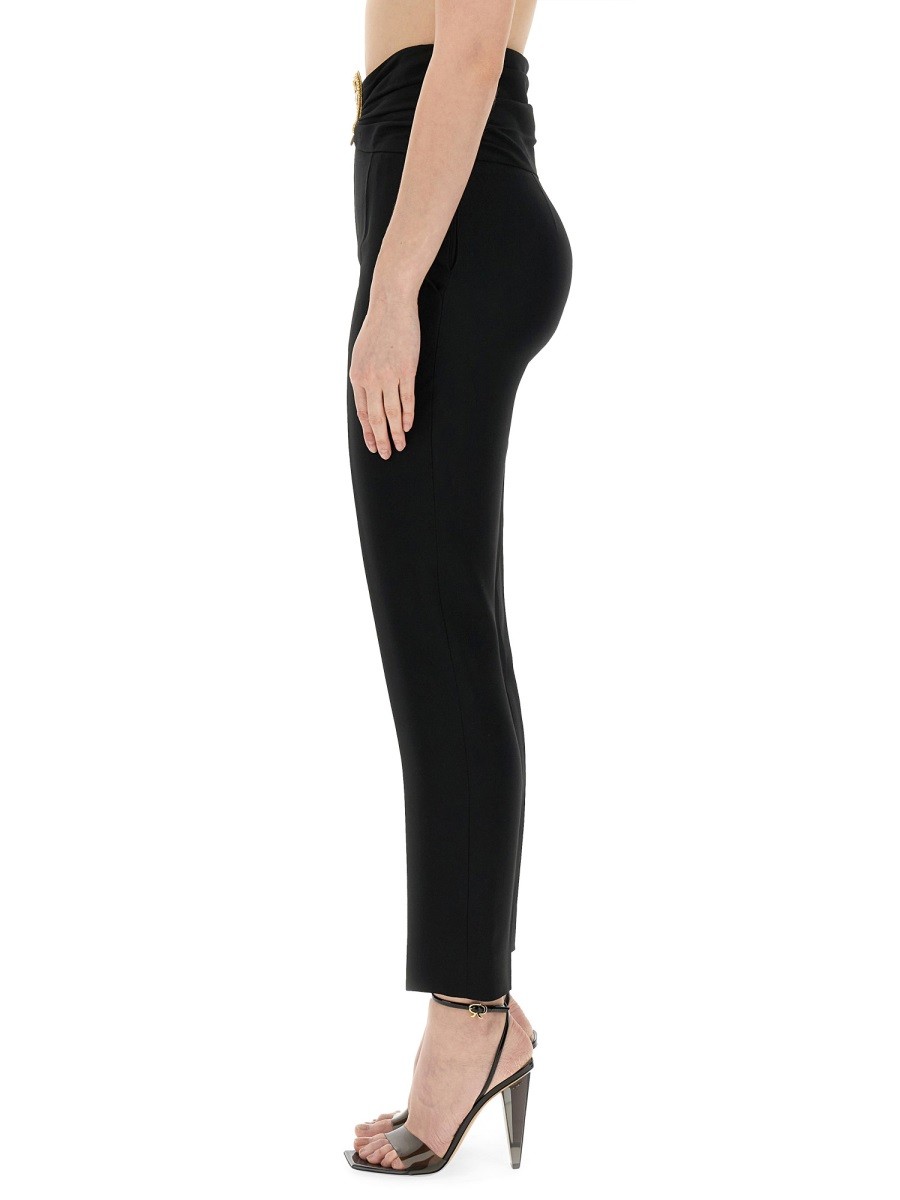 Moschino - PANTS WITH HEART APPLICATION - Image 4