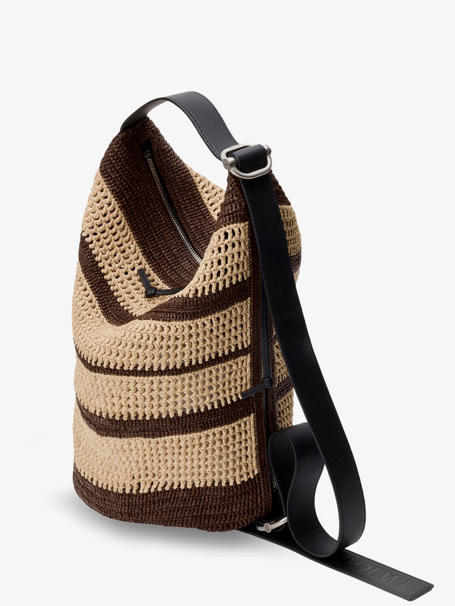 Paula's Ibiza Raffia Bucket Bag - Image 2