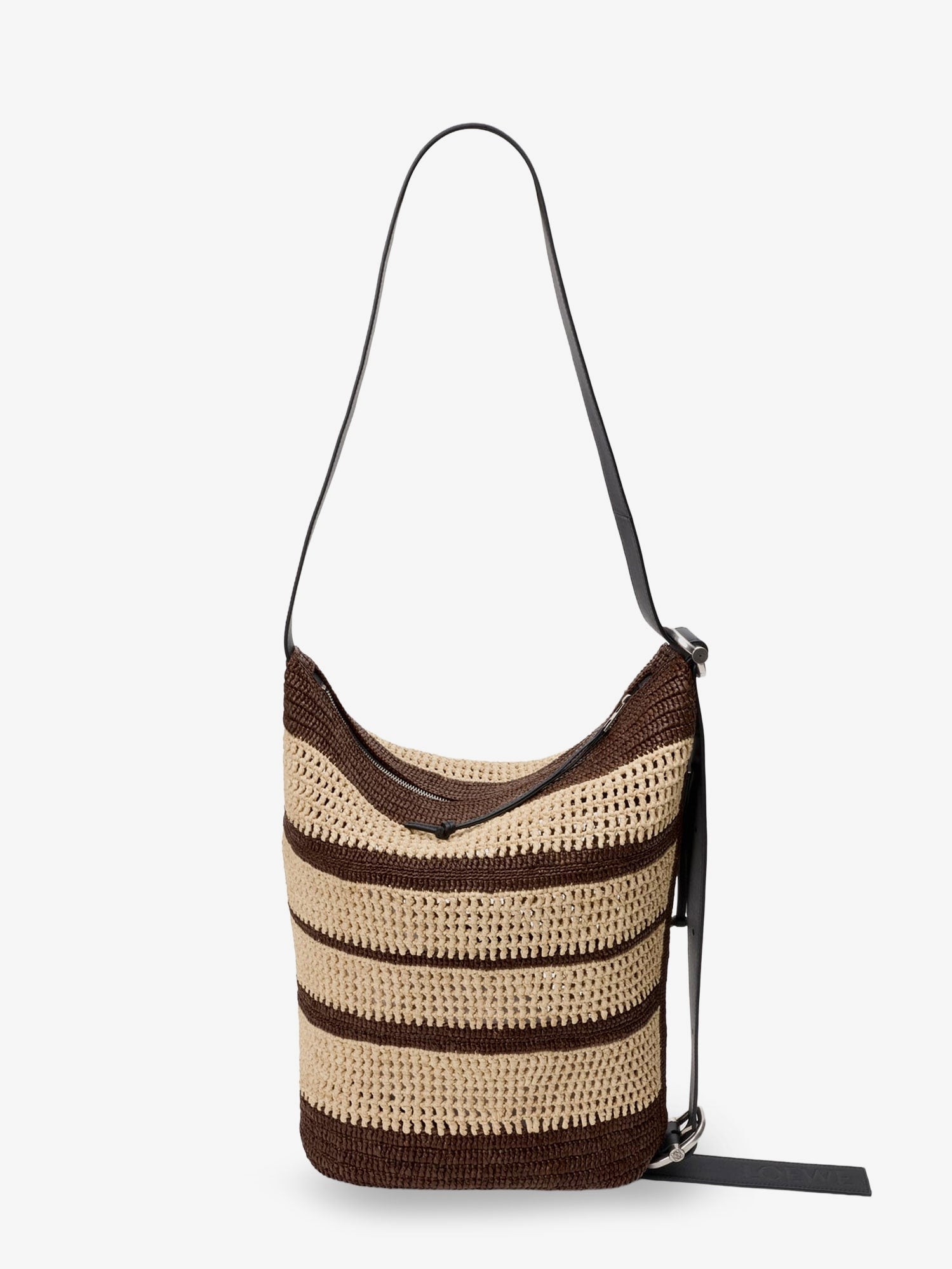 Paula's Ibiza Raffia Bucket Bag - Image 3