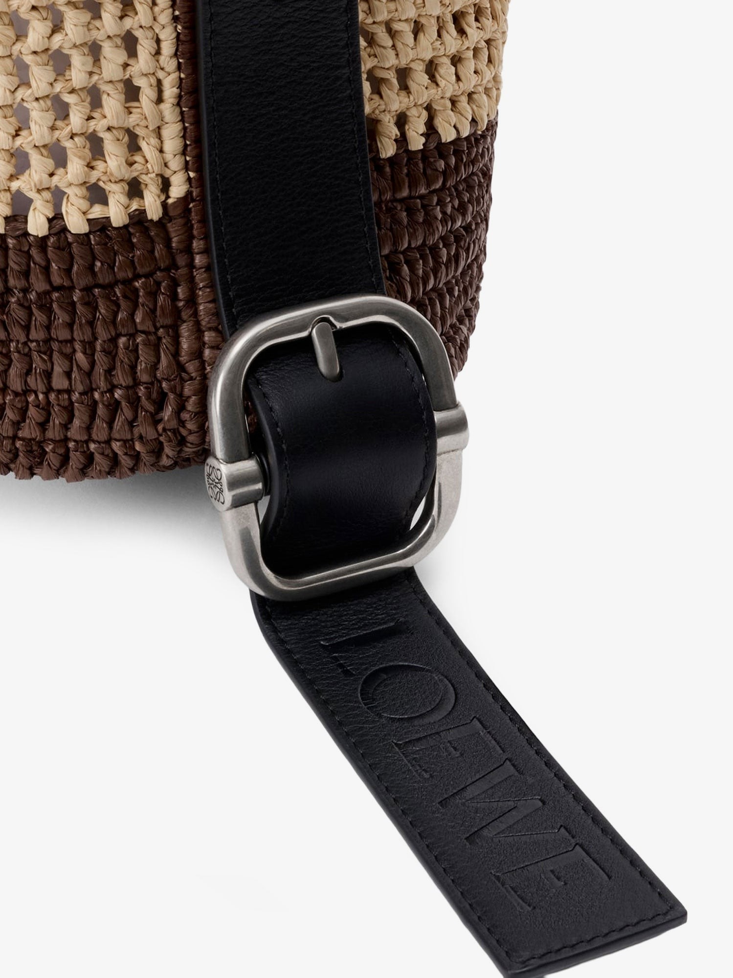 Paula's Ibiza Raffia Bucket Bag - Image 5