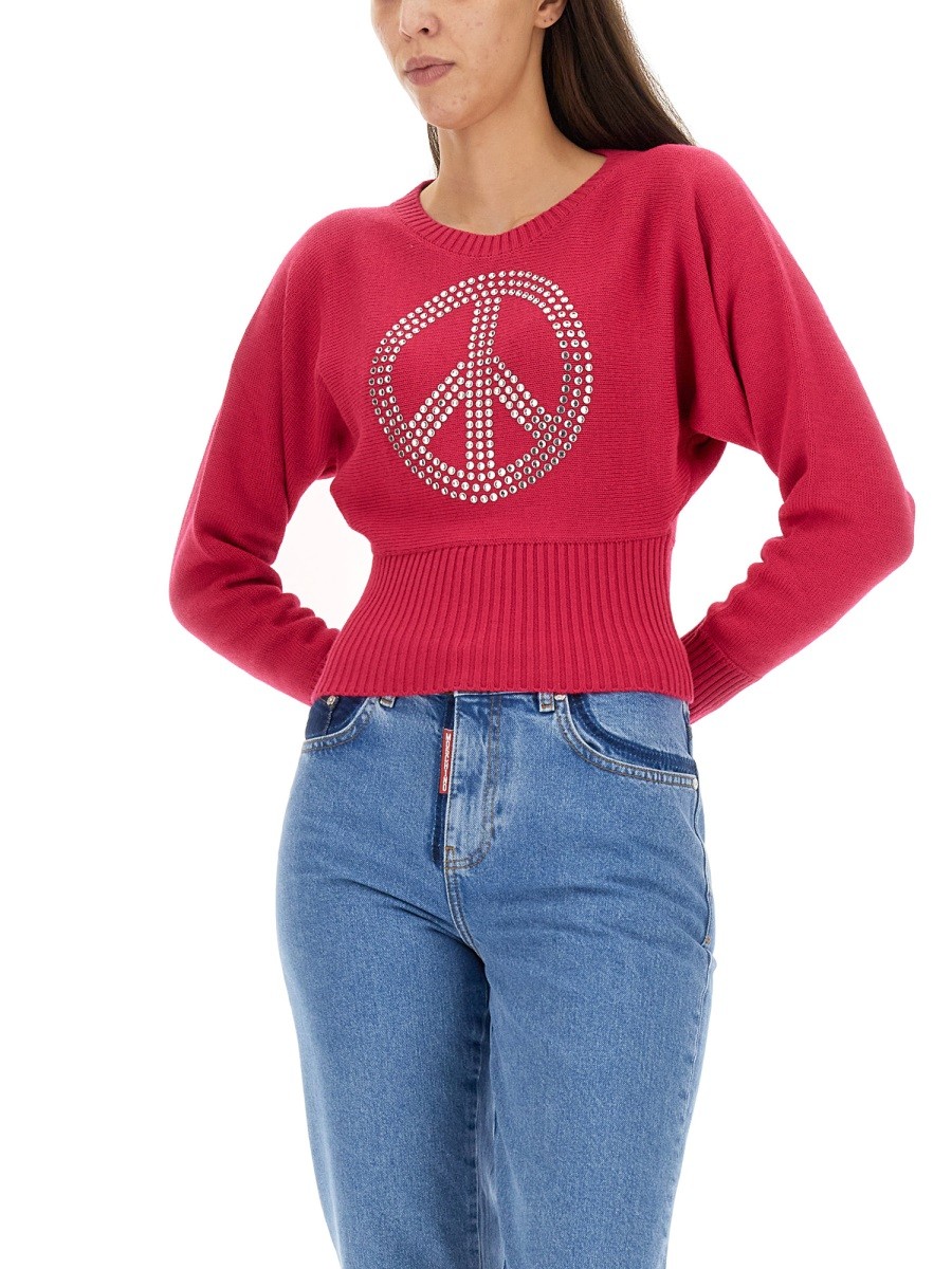 MOSCHINO JEANS - PEACE SYMBOL JERSEY - Image 4