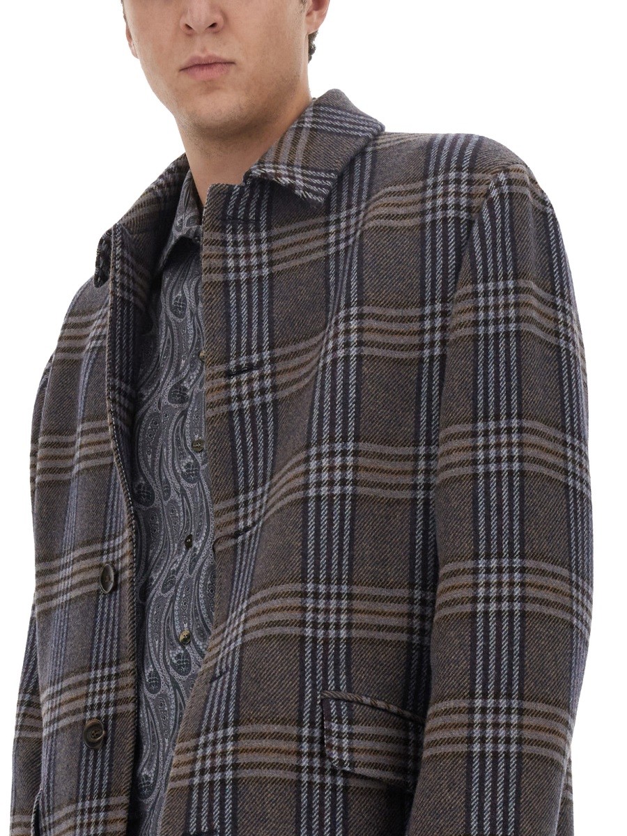 Etro - PLAID COAT - Image 4