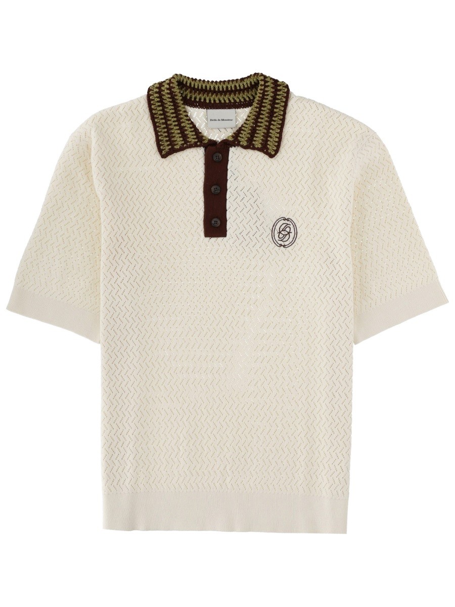 POLO "MAILLE A JOURNÉ D MIROIR"