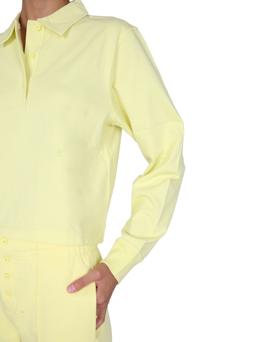 Helmut Lang POLO SHIRT WITH EMBROIDERED LOGO - Image 3