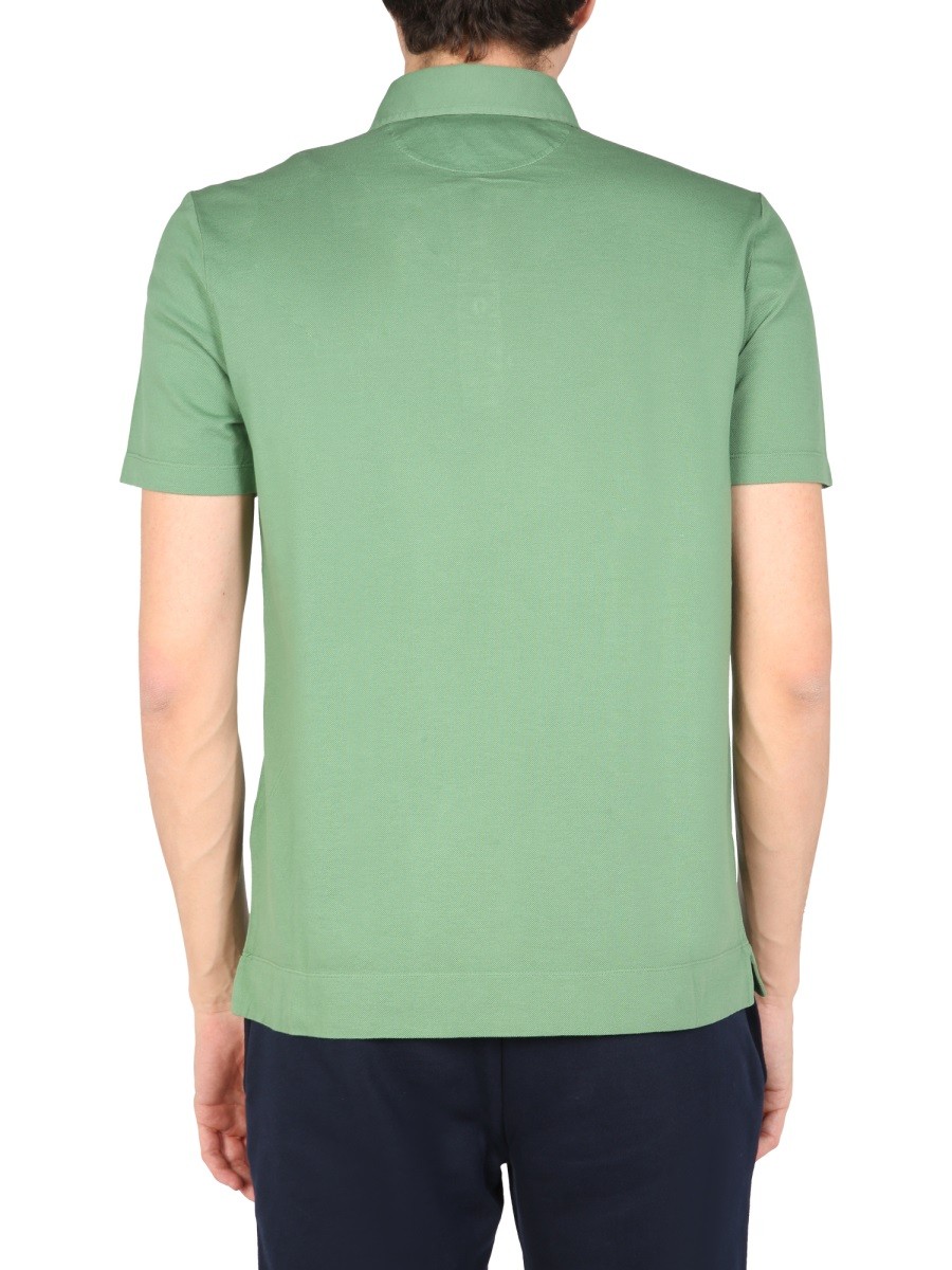 Ballantyne - POLO WITH LOGO EMBROIDERY - Image 3