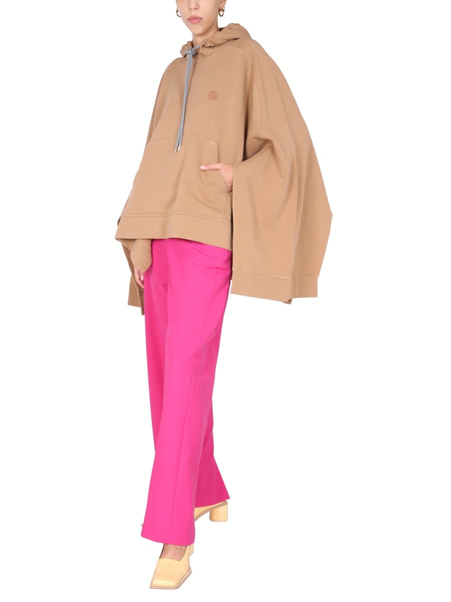AMBUSH PONCHO SWEATSHIRT WITH EMBROIDERED LOGO - Image 2