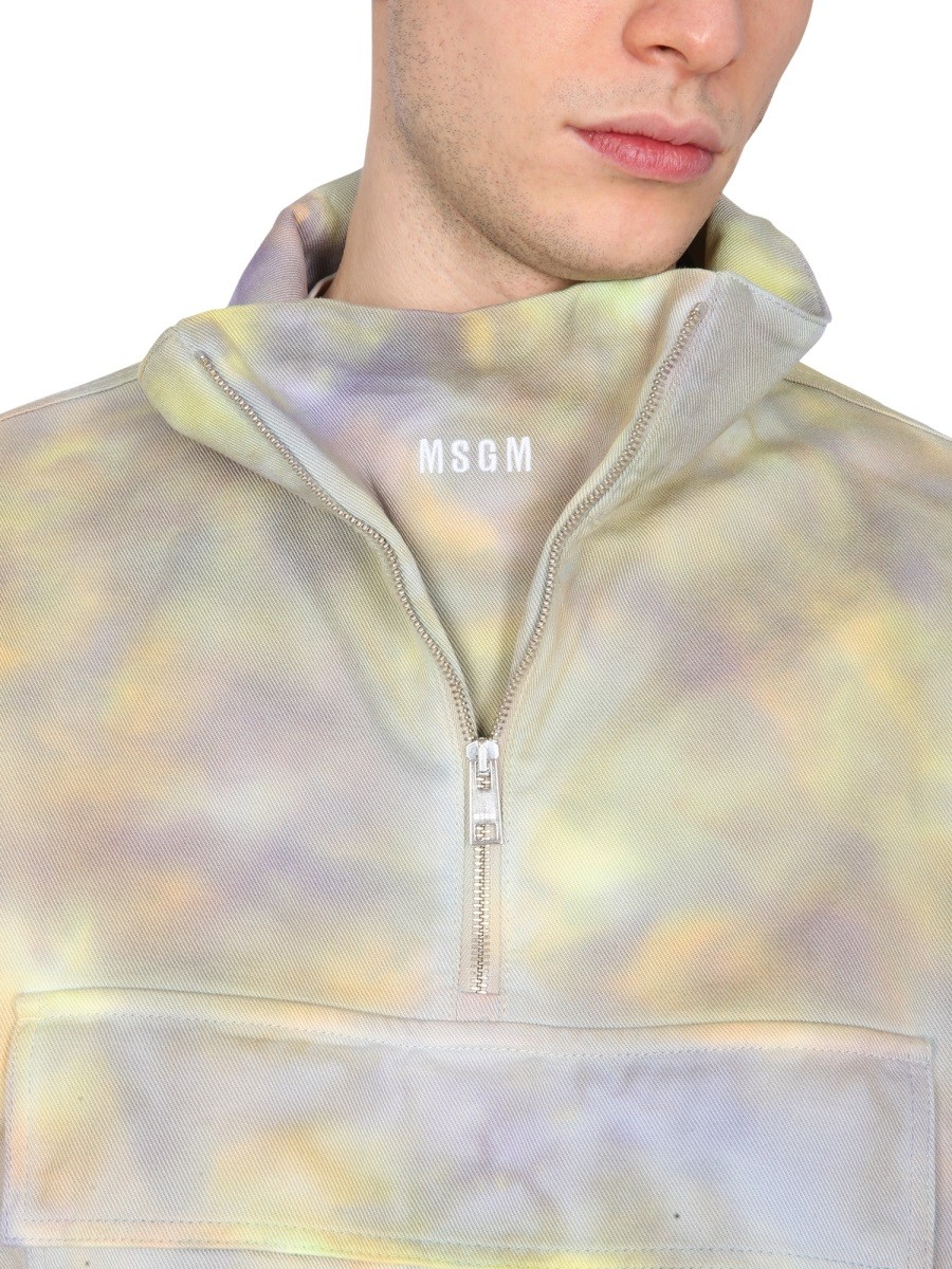 msgm PRINTED ANORAK JACKET - Image 4