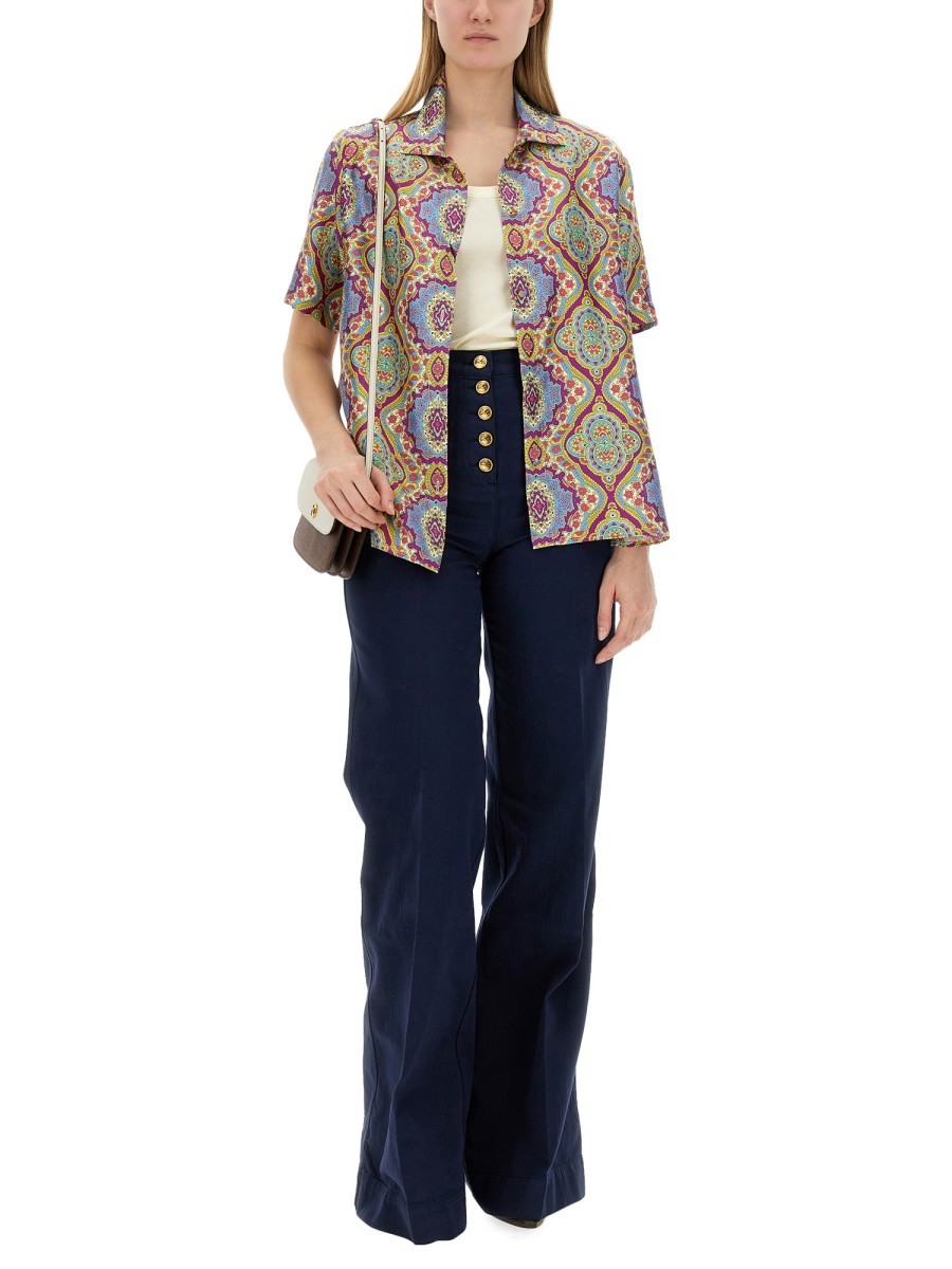 Etro - PRINTED SILK SHIRT - Image 2