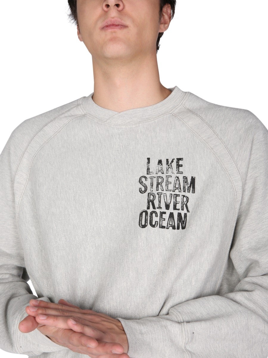 ENGINEERED GARMENTS PRINTED SWEATSHIRT - Image 4