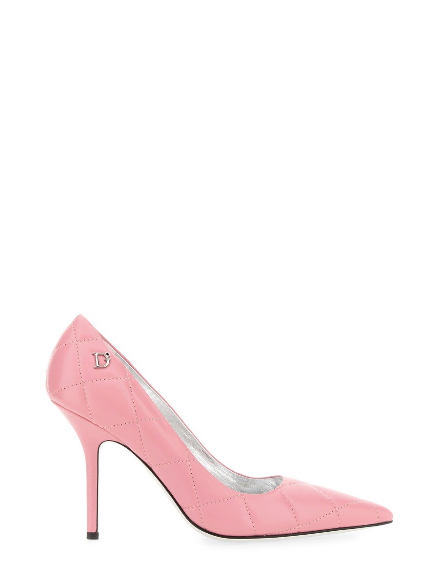 Dsquared QUILTED LEATHER PUMPS