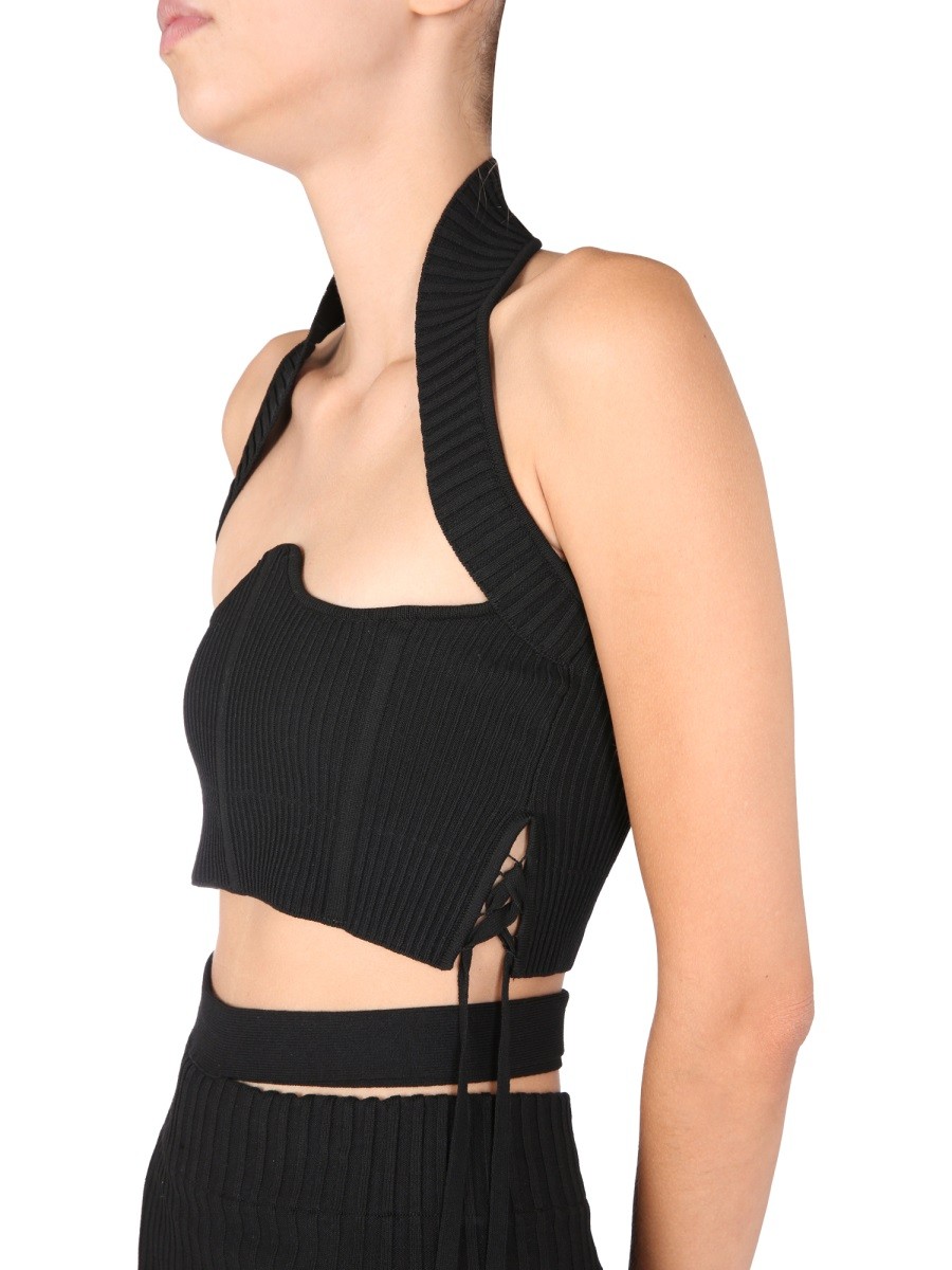 ANDREADAMO RIBBED BUSTIER - Image 3