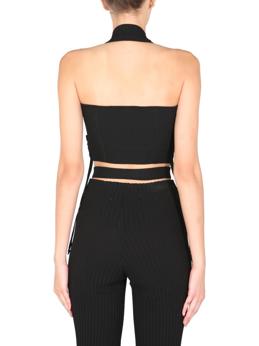 ANDREADAMO RIBBED BUSTIER - Image 4
