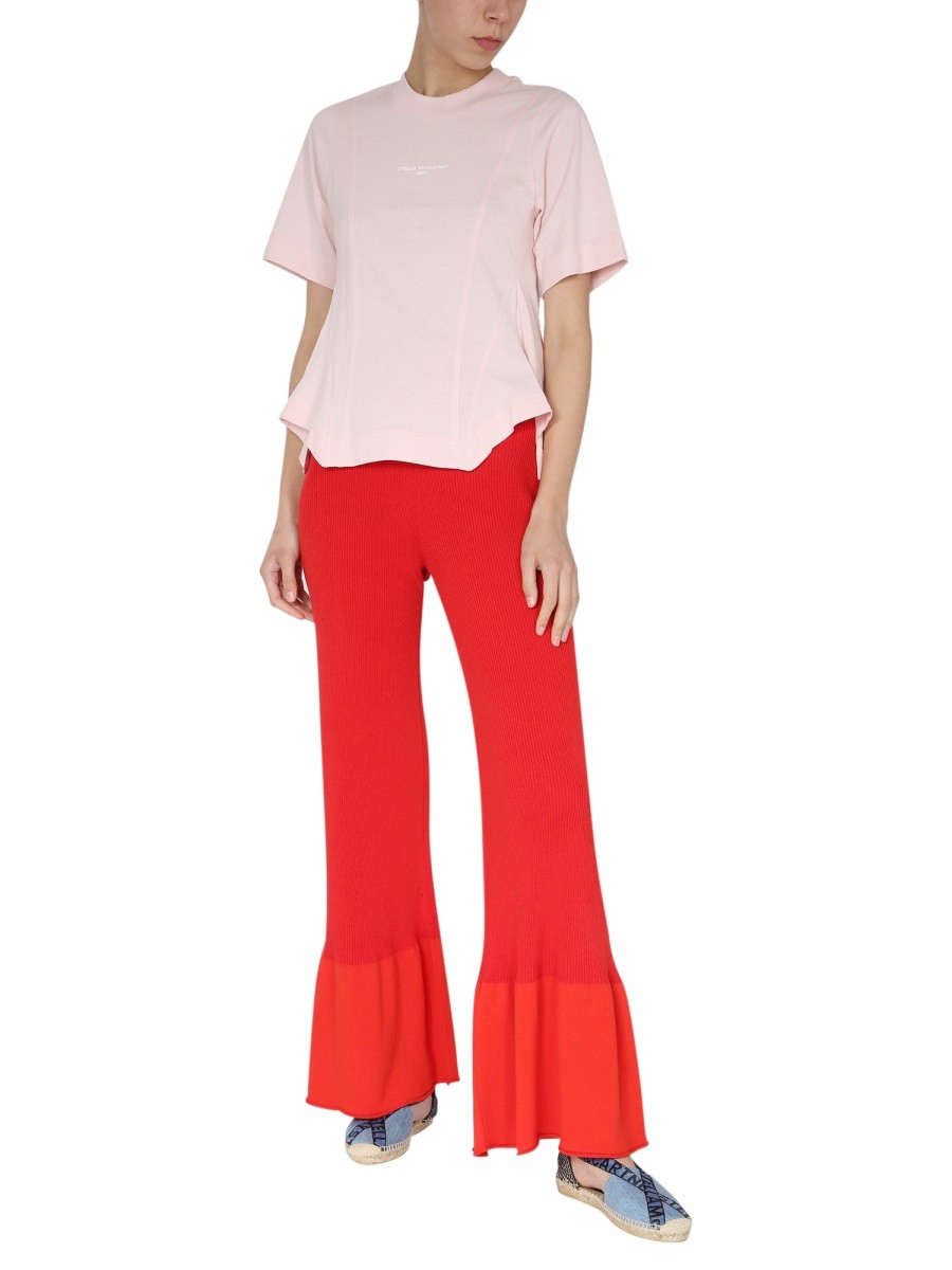 stella mccartney RIBBED KNIT TROUSERS - Image 2