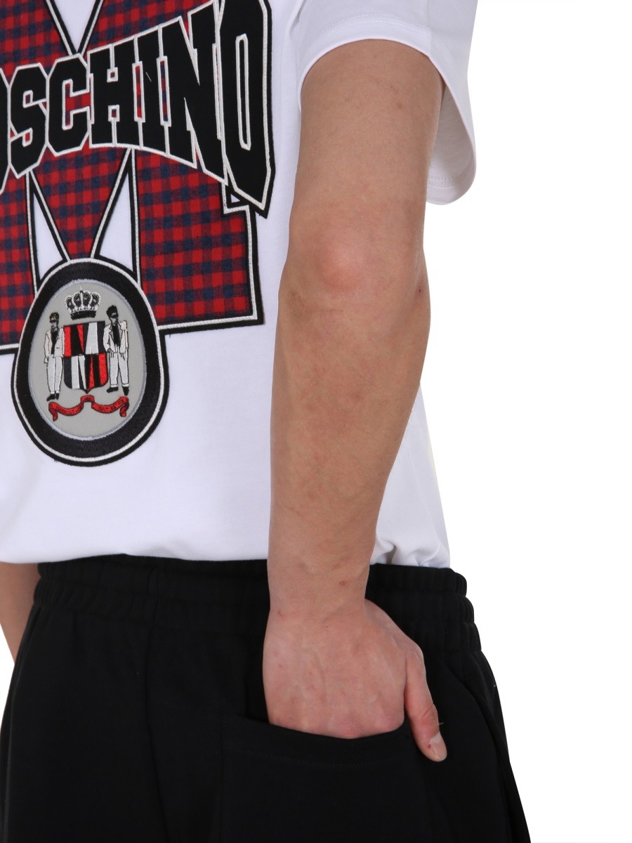 Moschino - ROUND NECK T-SHIRT - Image 4