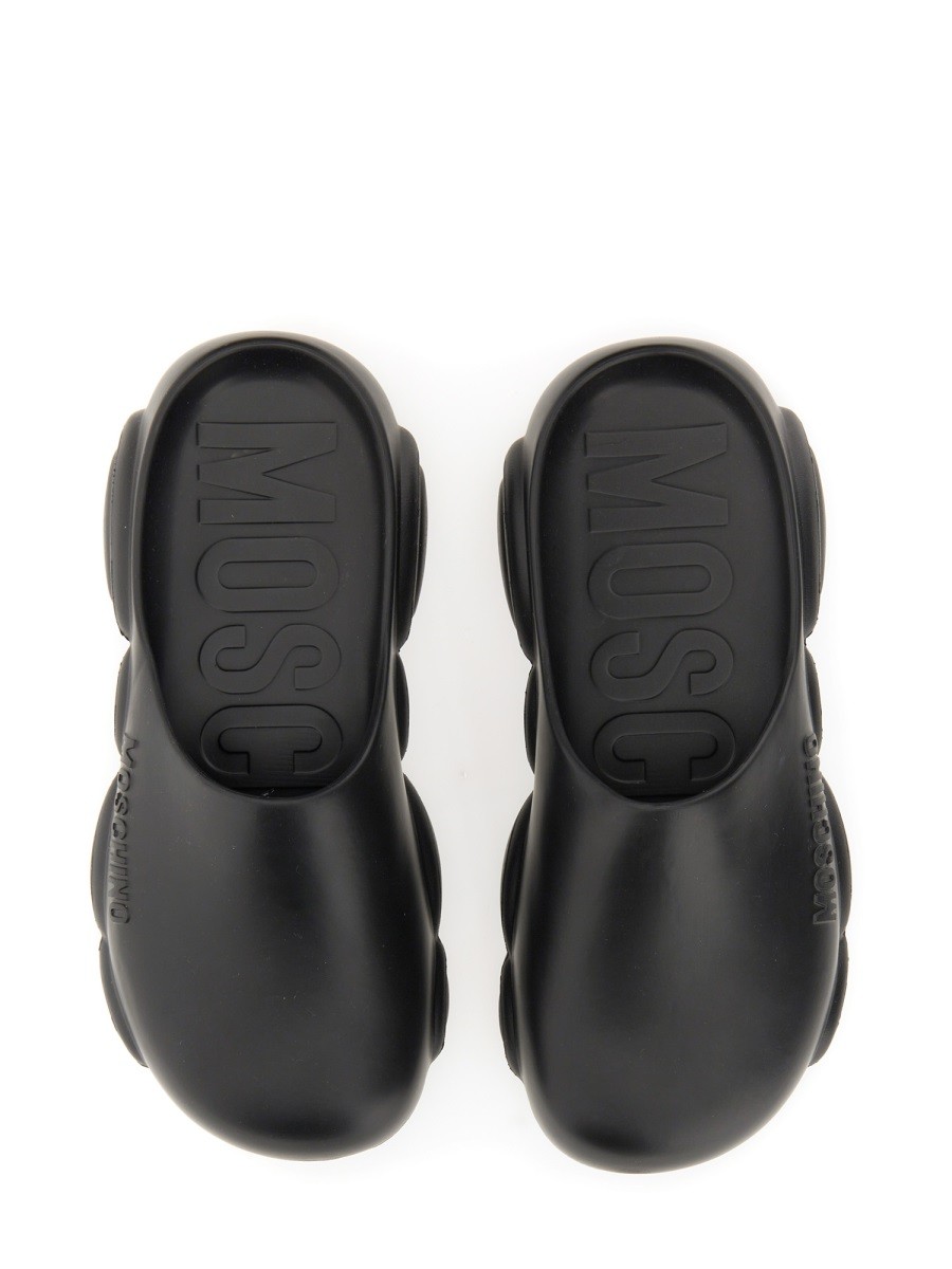 Moschino - RUBBER TEDDY SOLE MULES - Image 2